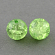 Spray Painted Crackle Glass Beads Strands CCG-Q001-16mm-11-1