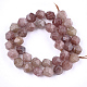 Chapelets de perles aux fraises en quartz naturel G-T121-06A-2