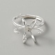 Verstellbare Messingfingerring-Komponenten&nbsp;KK-WH0044-85-2