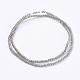Chapelets de perles en verre électroplaqué X-GLAA-F078-FR10-2