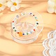 Bracelets en verre organique / bracelets présentoirs X-BDIS-N001-02-5