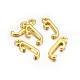 Aleación de oro plateado colgantes de letras X-PALLOY-P097-01-J-2