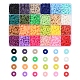 3600pcs 24 couleurs perles d'argile polymère faites à la main CLAY-YW0001-11A-1