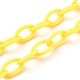 13Pcs 13 Colors Personalized ABS Plastic Cable Chain Necklaces NJEW-JN03483-4