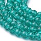 Crackle Glass Beads Strands X-CCG-Q001-8mm-15-3