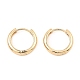 Brass Huggie Hoop Earrings EJEW-I289-14KCG-1