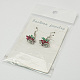 Fashion Earrings for Christmas EJEW-JE00366-01-3