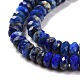 Chapelets de perle en lapis-lazuli naturel G-H278-02A-4