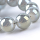 Chapelets de perles en verre électroplaqué EGLA-Q062-4mm-E12-3
