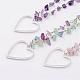 Gemstone beads Pendant Necklaces NJEW-JN01703-1