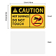 Panneaux d'avertissement en aluminium protégés contre les UV et étanches AJEW-WH0111-K09-2