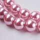 Umweltfreundliche runde Perlenstränge aus gefärbtem Glasperlen HY-A002-8mm-RB109-3