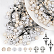 CHGCRAFT 278Pcs Cross DIY Jewelry Making Finding Kit Including Synthetic Turquoise Beads Strands Cross Rhinestone Enamel Pendants for Jewelry Making Charms Bracelet Necklace Accessories DIY-CA0006-06-1