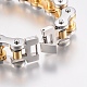 Men's 201 Stainless Steel Bracelets BJEW-H569-17MM-E-3