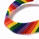 Rainbow Pride Bracelet BJEW-F419-03-2