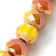 Handmade Millefiori Glass Beads Strands LK-E003-1O-1