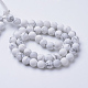 Natural Howlite Beads Strands G-T055-4mm-02-2