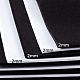 Benecreat 20 Blatt Schwarzweiß a4 eva Schaumstoffblätter 30x20.5cm Schaumstoffplatten für handwerkliche Scrapbooking-Dekorationen DIY-BC0010-70-4