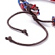Ensemble de bracelets de cordon en cuir pour hommes femmes BJEW-C005-02B-6