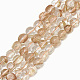 Natural Rutilated Quartz Beads Strands G-S302-08-1