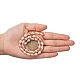 Fili ovali di perle d'acqua dolce coltivate naturali coltivate PEAR-R015-43-6