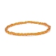 9pcs ensemble de bracelets extensibles en perles de verre bling 9 couleurs BJEW-JB08032-5