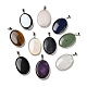 Natural & Synthetic Mixed Gemstone Pendants G-M415-01P-1