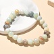 Bracciali elasticizzati in amazonite naturale&nbsp;BJEW-K212-B-007-1