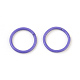 アイアン製丸カン  オープン丸カン  紫色のメディア  18ゲージ  10x1mm  内径：8mm IFIN-F149-B01-1
