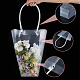 SUPERFINDINGS 6Pcs Clear Flower Bag With Handle Transparent Bouquet Bags Waterproof PP Plastic Flower Gift Bags for Birthday Christmas Valentine Mother's Father's Day Wedding ABAG-FH0001-06-3