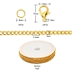 Bausatz für DIY-Kettenarmband-Halskette DIY-YW0005-82G-3