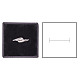 Benecreat 24 confezione 4.3x4.3x3.3 cm scatola anello nera scatola quadrata scatola di gioielli in cartone nero scatola regalo samll con velluto riempito per la festa CBOX-BC0001-13A-3