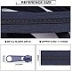 Accessoires de vêtement en nylon FIND-WH0056-21B-01-2