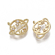 Brass Micro Pave Cubic Zirconia Charms X-KK-S354-109-NF-2