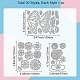 3個3スタイル炭素鋼カッティングダイステンシル  DIYスクラップブッキング用  フォトアルバム  装飾的なエンボス紙カード  ステンレス鋼色  蝶  67~104x120~139x0.8mm  1個/スタイル DIY-WH0309-1263-6