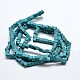 Cube Synthetic Turquoise Beads Strands G-N0134-07-3