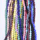 Spray Painted Non-magnetic Synthetic Hematite Beads Strands G-T124-35B-2