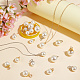 Arricraft 80 Uds. 8 colgantes de perlas de imitación de plástico abs de estilo FIND-AR0004-15-3