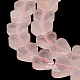 Natürlichen Rosenquarz Perlen Stränge G-M403-A06-4