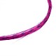 レディースヘアアクセサリー  長いストレートヘアエクステンション  高温かつら  赤ミディアム紫  40~44x0.2cm OHAR-TAC0003-A07-2