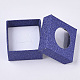 Boîtes à bijoux en carton scintillant CBOX-N012-21A-5
