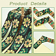 Polyesterband mit Blumenmuster im ethnischen Stil OCOR-WH0047-47-7