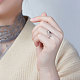 Shegrace 925 anillo de dedo de plata esterlina JR592A-2