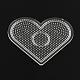 Heart Pegboards for 3x2.5mm Mini Fuse Beads DIY-Q009-05-1