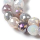 Fili di perle di vertro placcato GLAA-B013-01-5