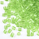 ガラスシードビーズを等級分けする  六角形（ツーカット）  透明色  ライムグリーン  1.5~2.5x1.5~2mm  穴：0.8mm  約2100個/袋  450 G /袋 SEED-S022-02L-2