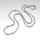 304 Stainless Steel Ball Chain Necklaces CHS-O007-B-1.5mm-2