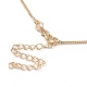 Brass Venetian Chain NJEW-E151-01-3
