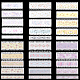 CRASPIRE 3 Styles Hallow Flower Lace Border Paper Sets 30Pcs Vintage Antique Floral Transparent Rectangle Frames Trim Die Cutouts for DIY Scrapbooking Journal Album Journaling Art Card Making DIY-CP0008-93A-1