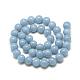 Natural Angelite Beads Strands G-R432-15-6mm-2
